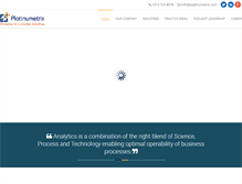 Tablet Screenshot of platinumetrix.com